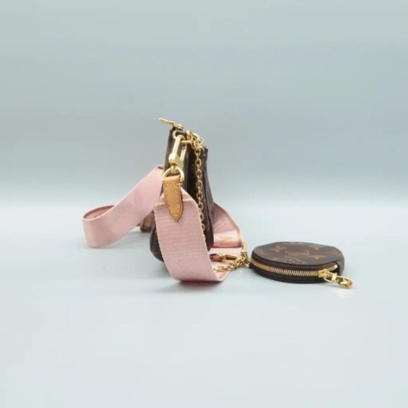 Auth Louis Vuitton Multi Pochette Accessories W/P Monogram Satchel 1648-061524 - Picture 3 of 12